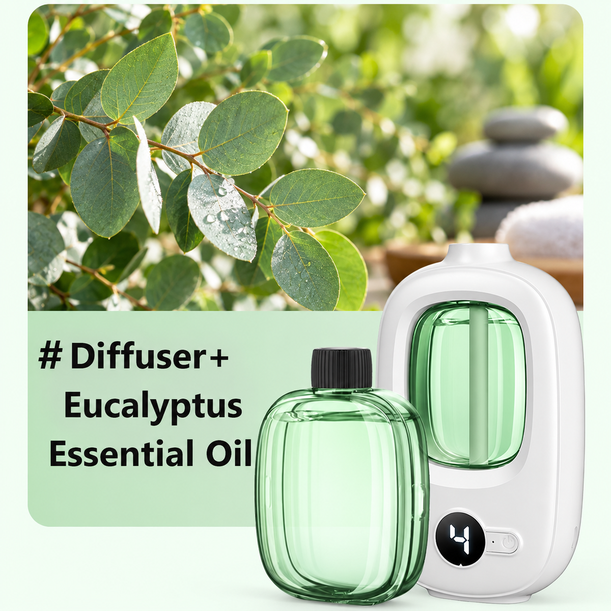 2026 HOT SALE🥳Freshen Any Room Instantly! No-Cord Timed Aroma Diffuser