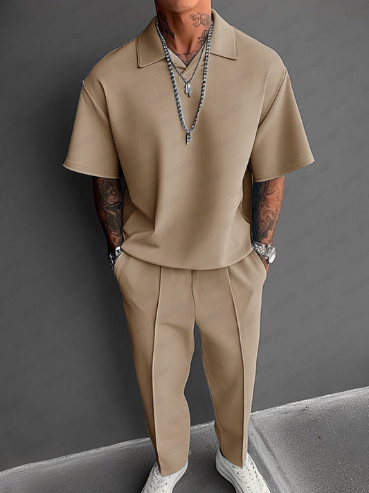 Men’s Premium Relaxed Polo Matching Set