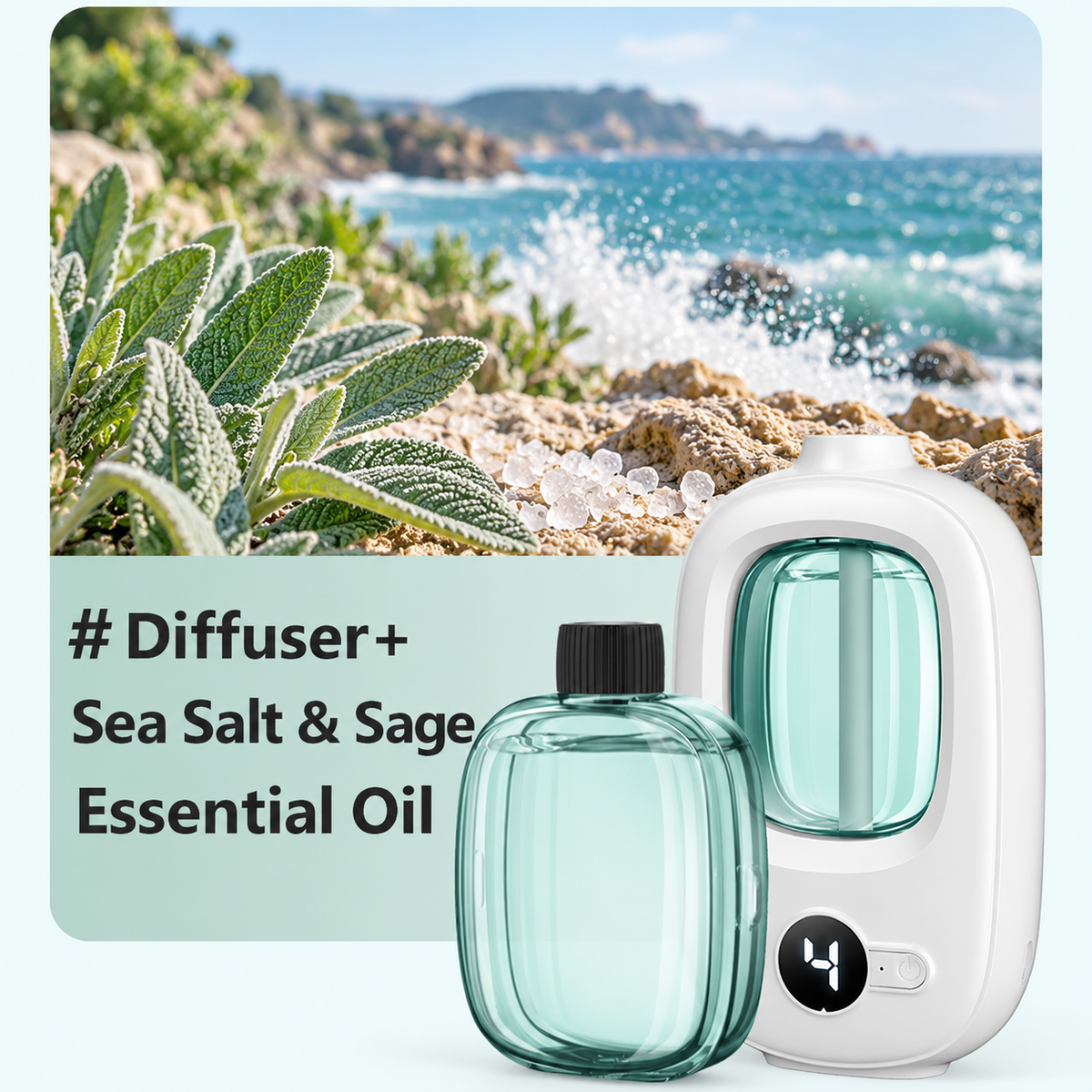 2026 HOT SALE🥳Freshen Any Room Instantly! No-Cord Timed Aroma Diffuser