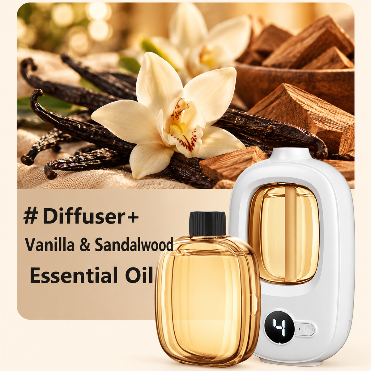 2026 HOT SALE🥳Freshen Any Room Instantly! No-Cord Timed Aroma Diffuser