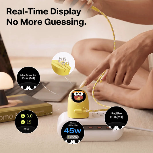 [US Plug] TORRAS FlashEye-Dot Smart Display Charger USB-C 45W