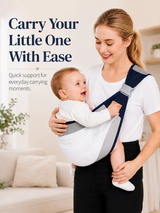 Baby Carrying Sling - Breathable Adjustable Support For Easier Carrying