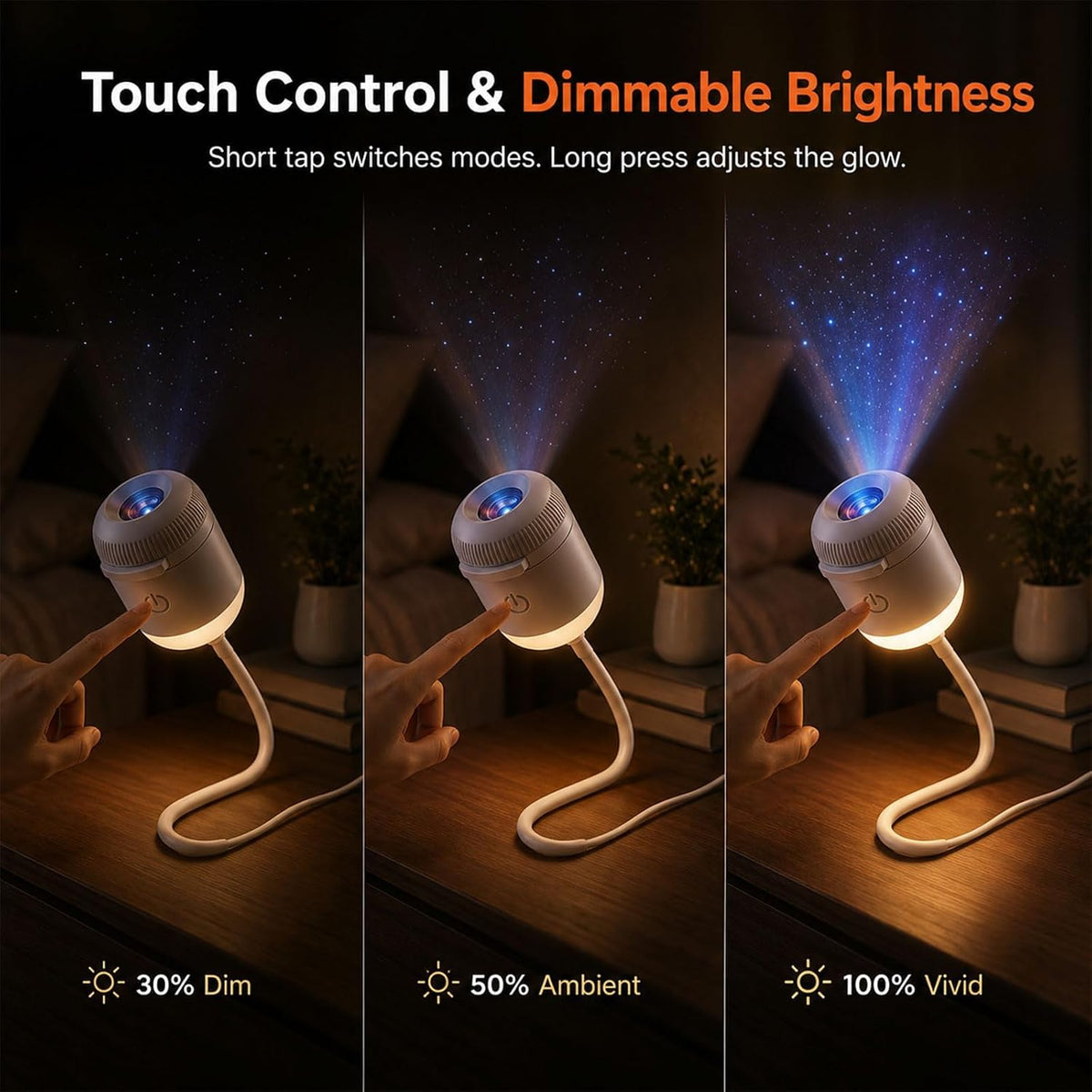 ✨ Immersive Galaxy & Ocean 24-Scene Night Light Projector 🌌