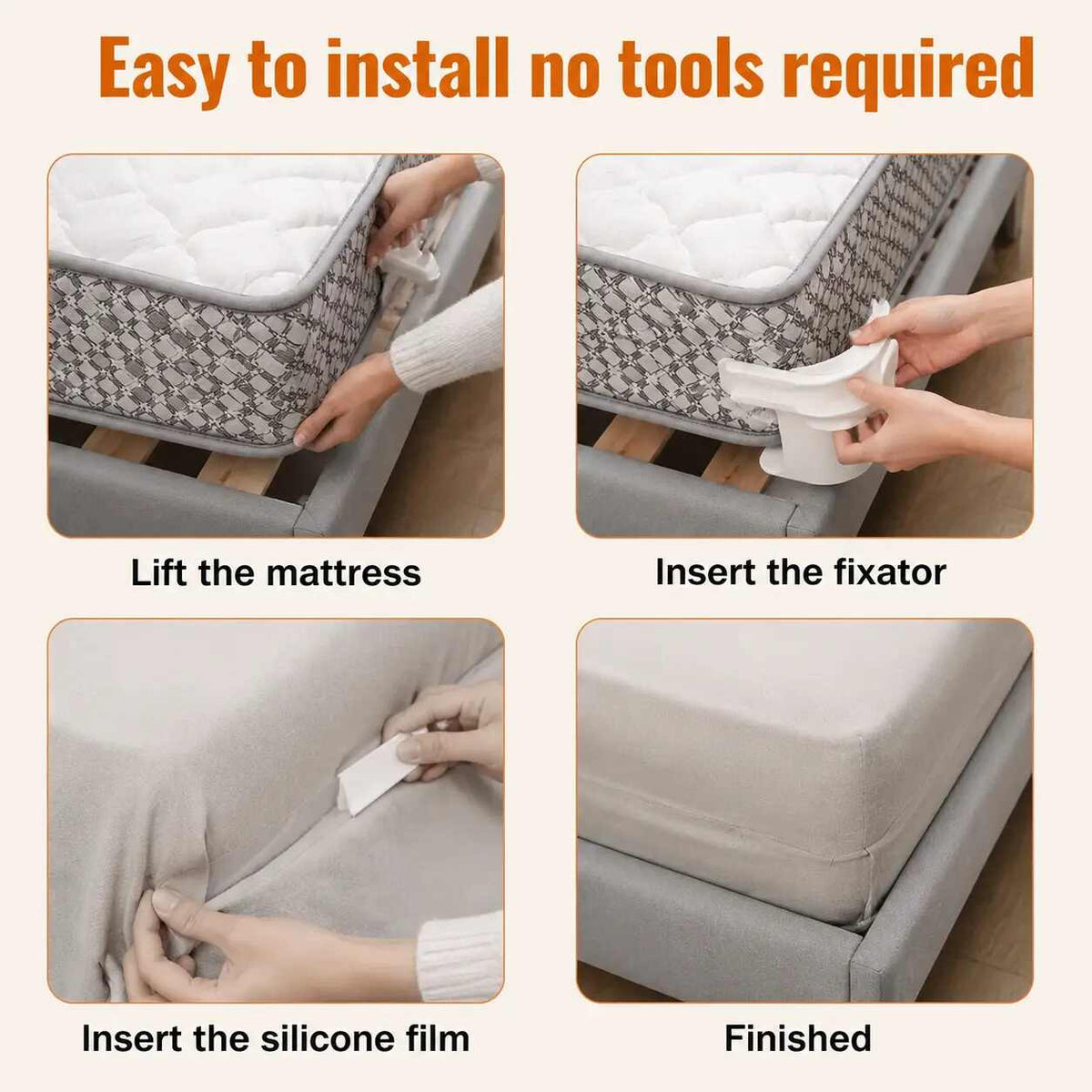 🔥 Heavy Duty Bed Sheet Clips & Invisible Mattress Corner Fasteners