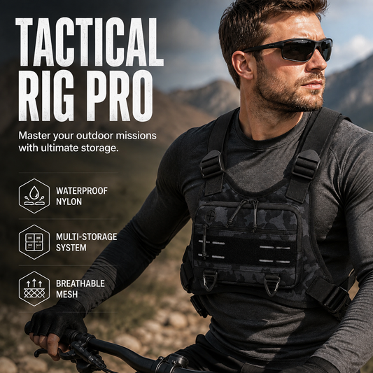🔥 Men’s Tactical Quick-Access Chest Pack