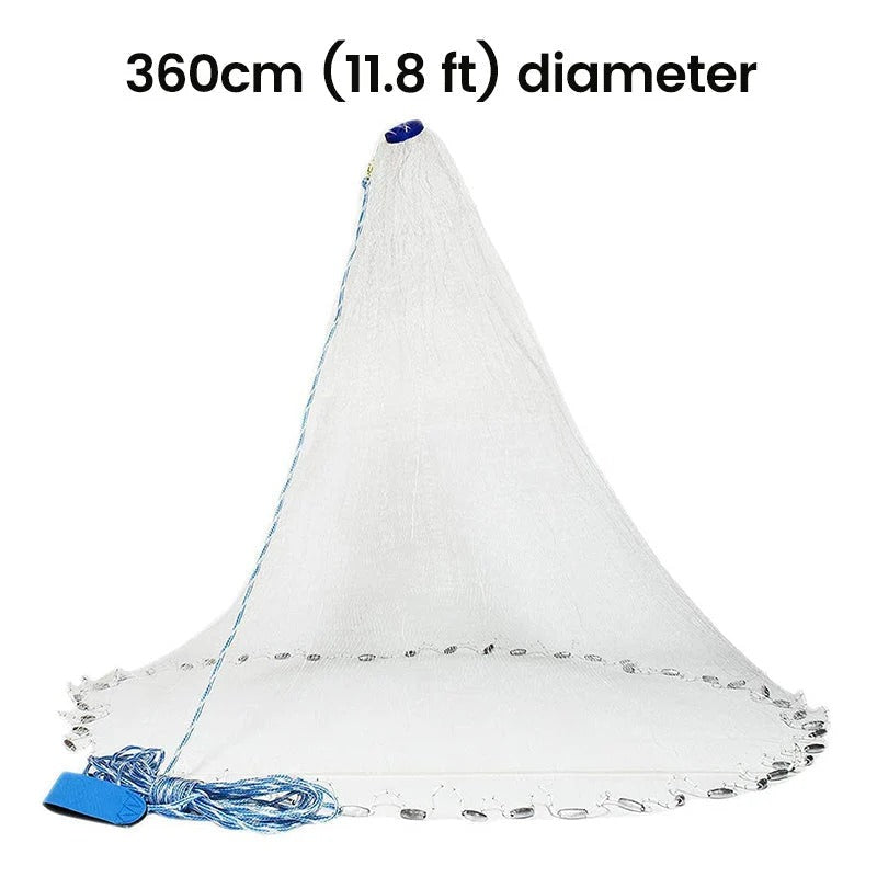 📢📢50% OFF !! ⏰ Easy-Throw Cast Net – Heavy-Duty Mesh, Rapid Sinking, Versatile 🌊