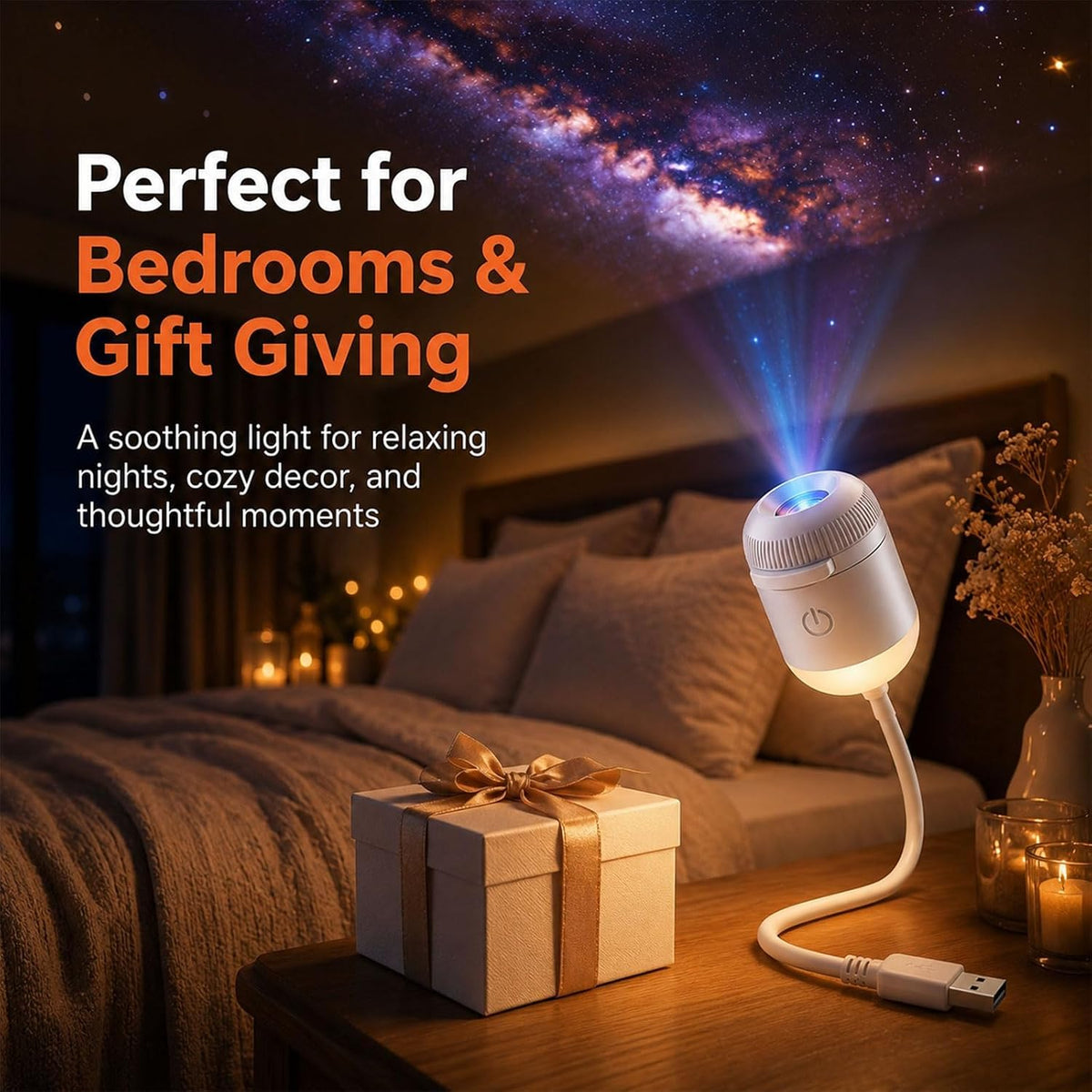 ✨ Immersive Galaxy & Ocean 24-Scene Night Light Projector 🌌