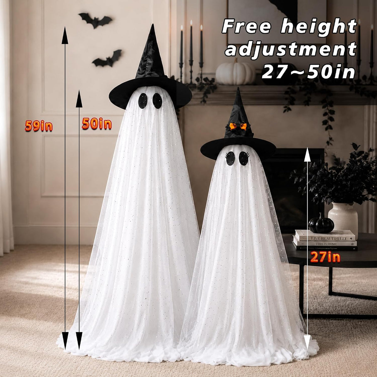 Halloween ghost decoration package contents
