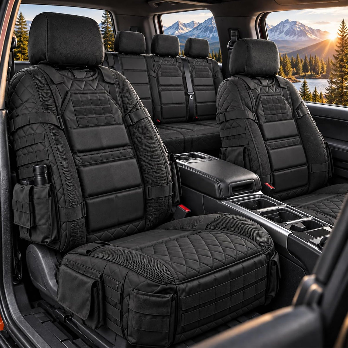 Military-Style Heavy-Duty Car Seat Protector