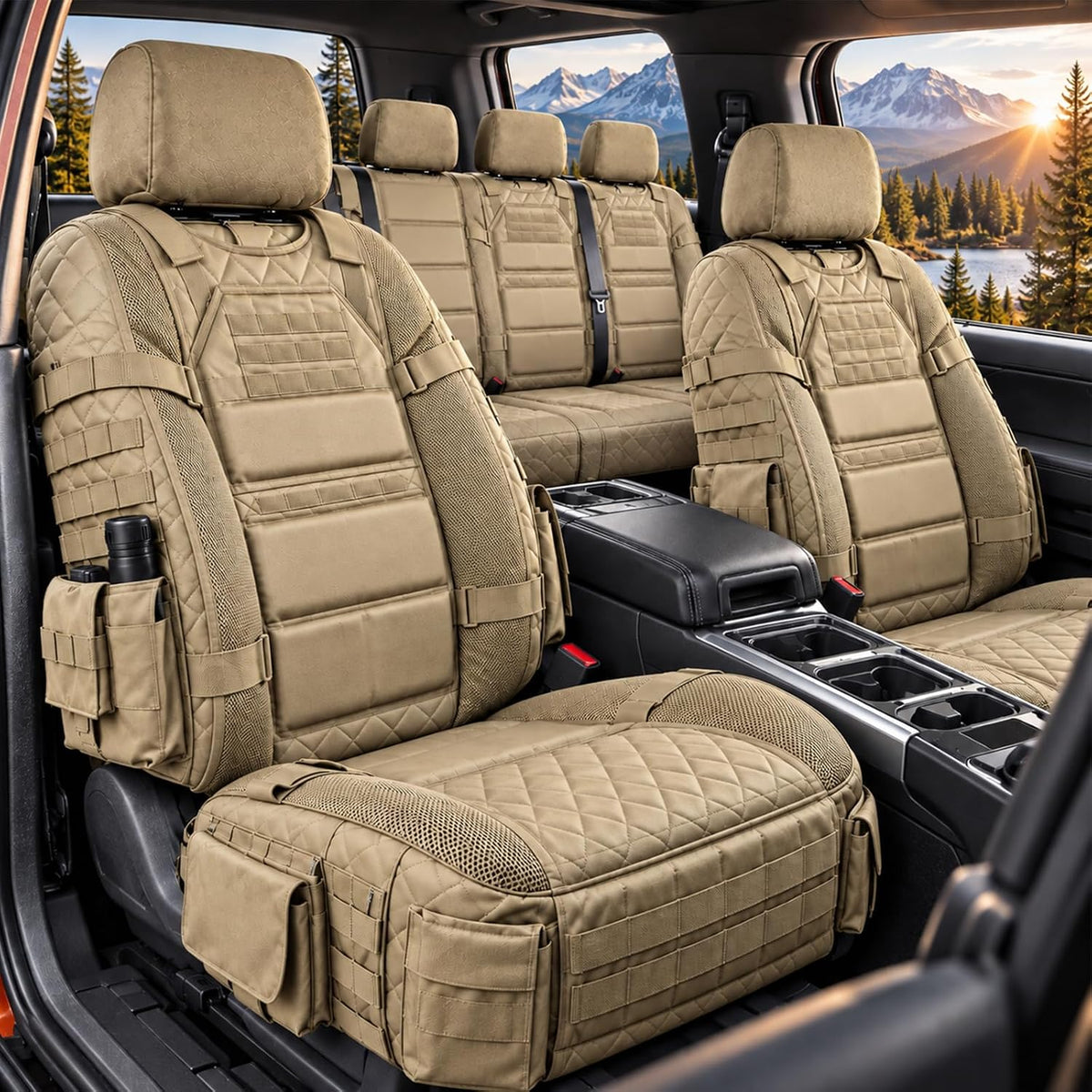 Military-Style Heavy-Duty Car Seat Protector