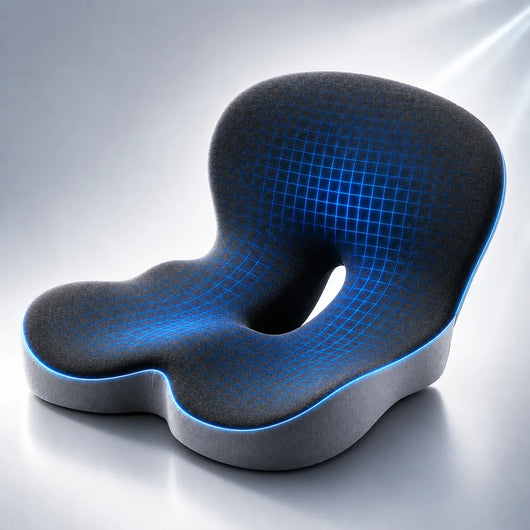 All-day comfort lumbar hip and tailbone support cushion