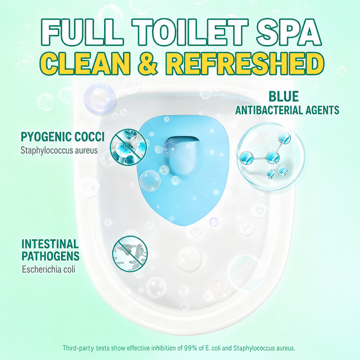 4-in-1 Magnetic Wall-Mounted Disposable Toilet Brush System product detail image 2