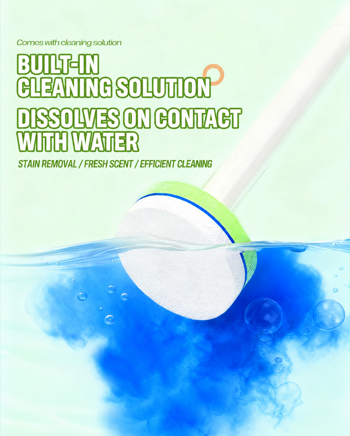 4-in-1 Magnetic Wall-Mounted Disposable Toilet Brush System product detail image 7