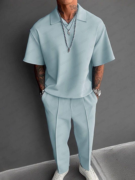 Men’s Premium Relaxed Polo Matching Set
