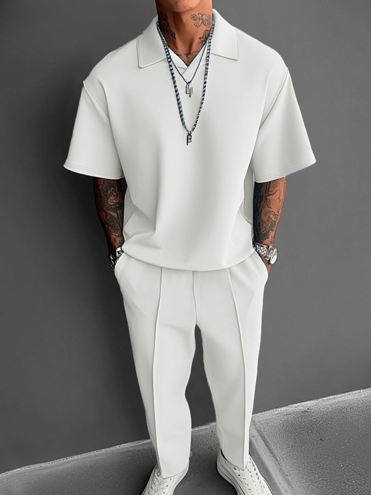 Men’s Premium Relaxed Polo Matching Set