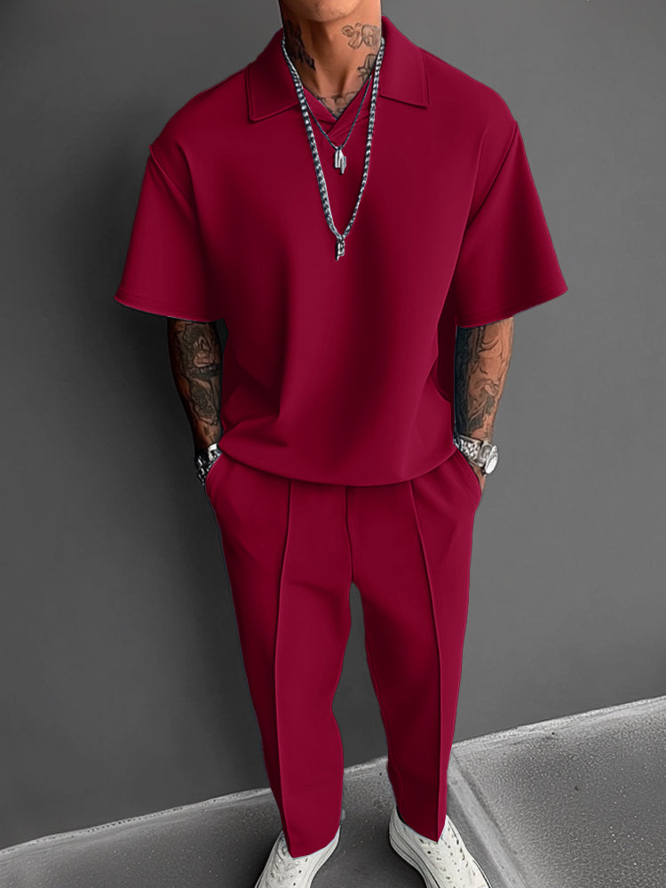 Men’s Premium Relaxed Polo Matching Set