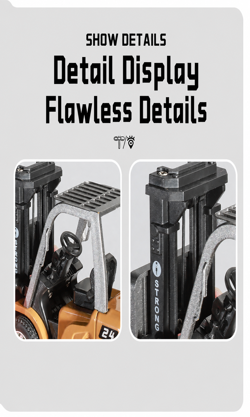 Mini Forklift‑Remote‑Controlled Desktop Construction Vehicle!