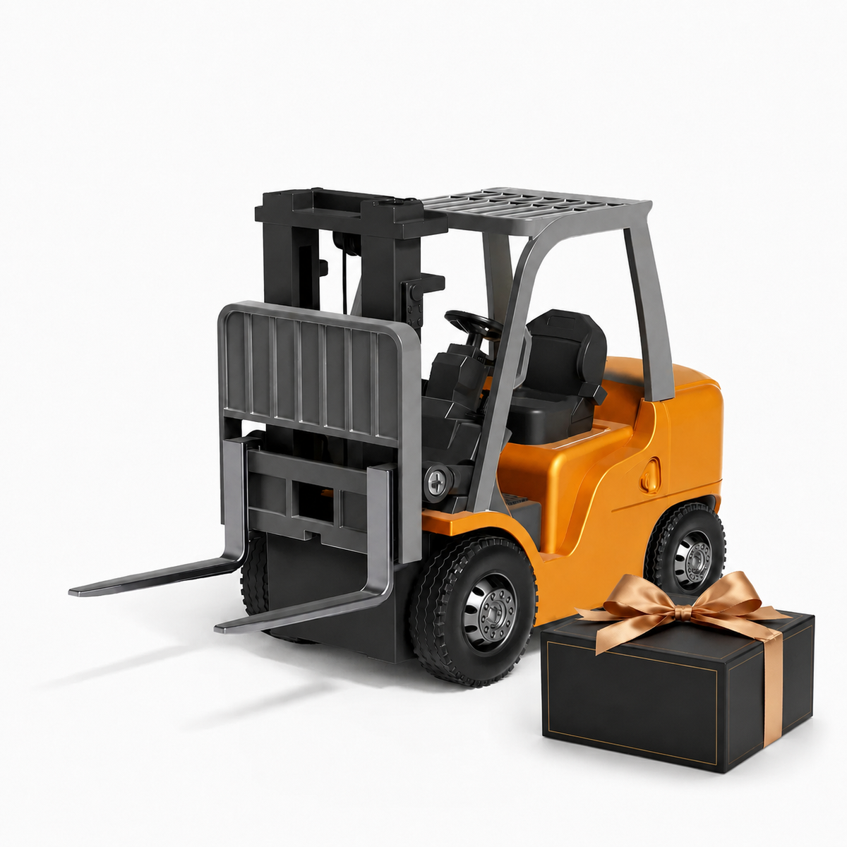 Mini Forklift‑Remote‑Controlled Desktop Construction Vehicle!